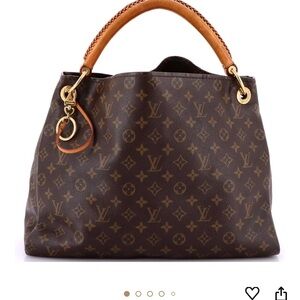 Louis Vuitton Monogram Brown and Tan Shoulder Bag